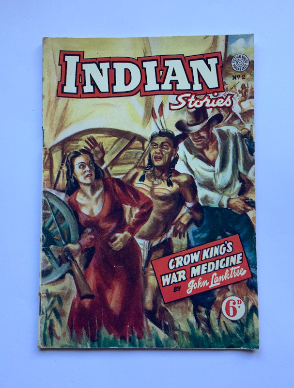 Indian Stories No.2 Australian pulp fiction Western book 1940s-50s